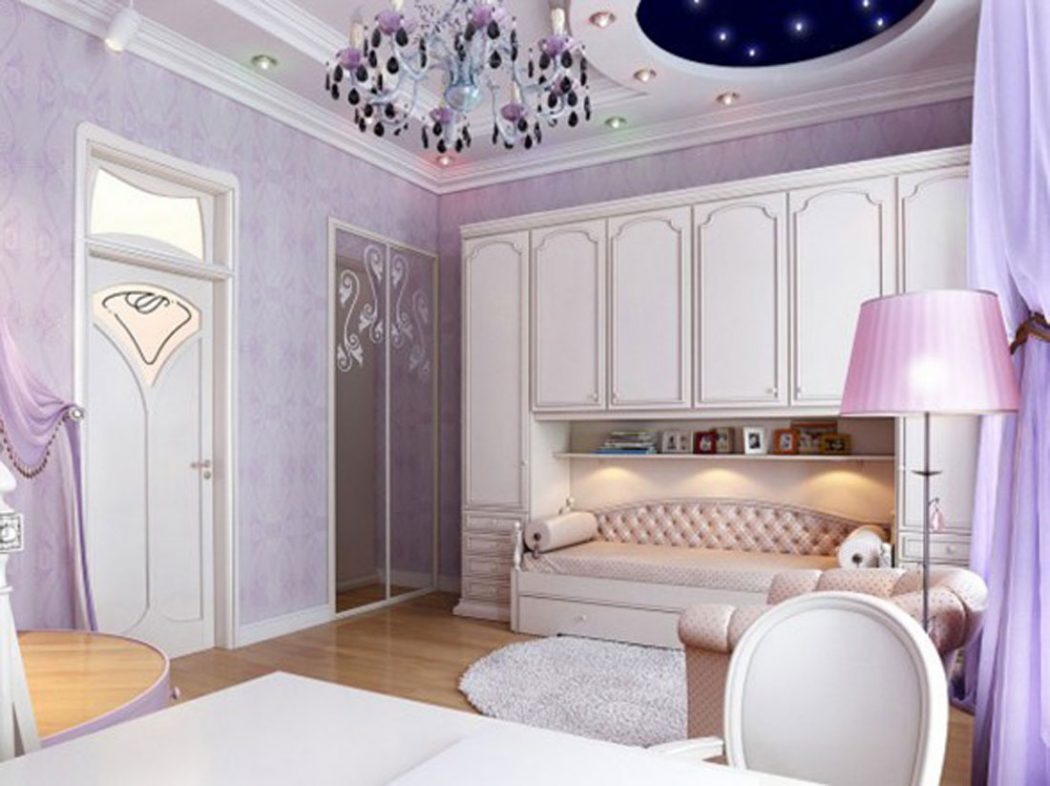 luxury purple bedroom decor