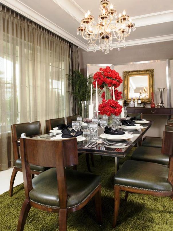 modern classical victorian elegant dining room