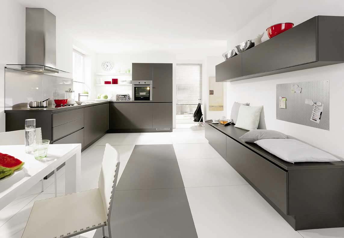 modern kitchen interiors gray stone