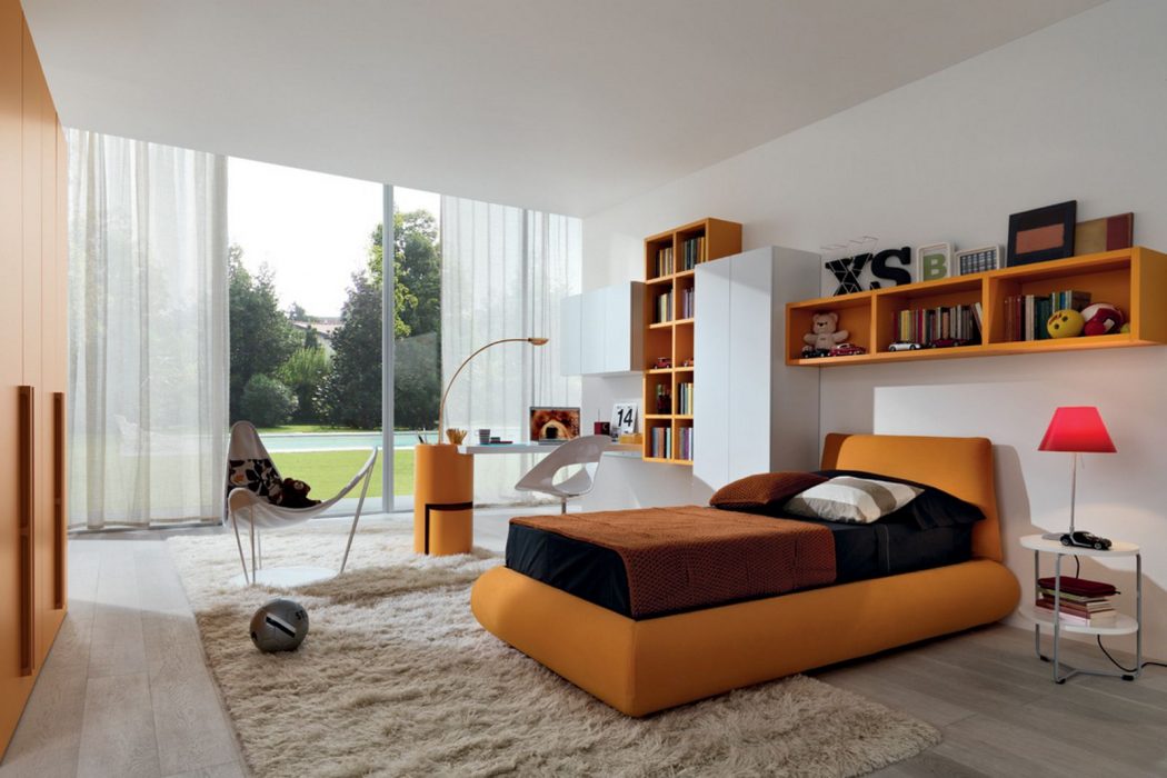 Fabulous Orange Bedroom Decorating Ideas and Designs ...