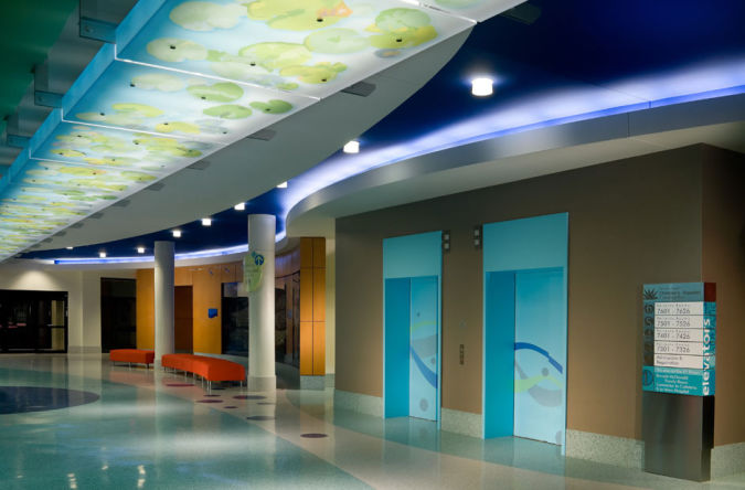 suspended ceiling glass