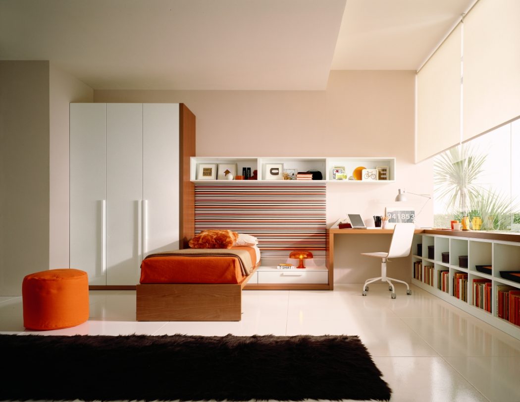 teen_room_zalf Fabulous Orange Bedroom Decorating Ideas and Designs