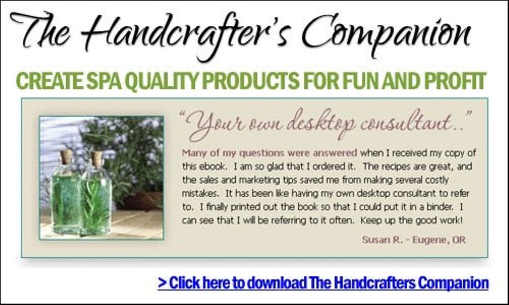testimony Create Soothing Creams, Bath Bombs and Spa Products Like Professionals Using Handcrafter's Companion
