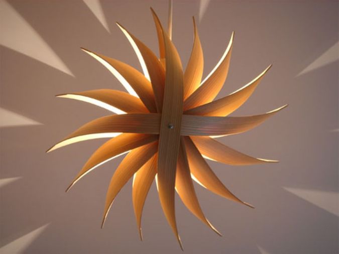 thin-wood-pandant-lamp 23 Most Creative Handmade Gift Ideas