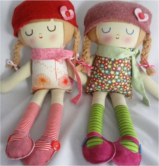 warm_sugar_handmade_dolls3 23 Most Creative Handmade Gift Ideas