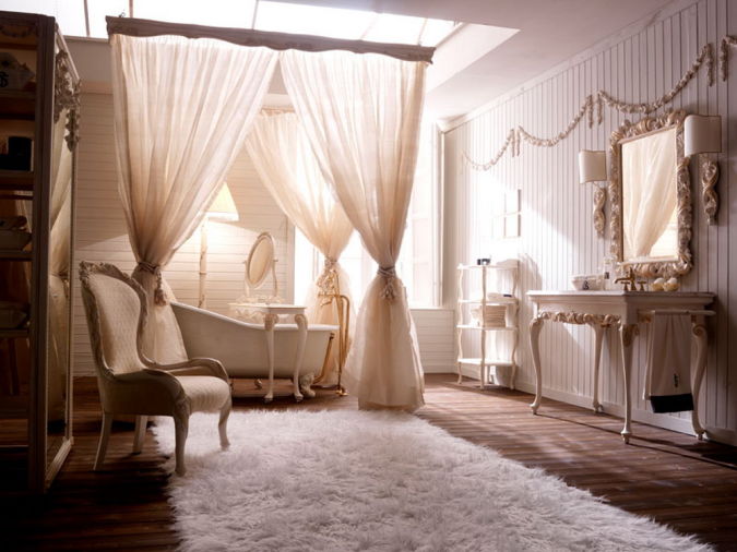 white-luxury-bathroom 20+ Awesome Images for the Latest Models of Curtains