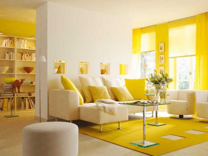 20-Yellow-Living-Room What Are the Latest Home Decor Trends?