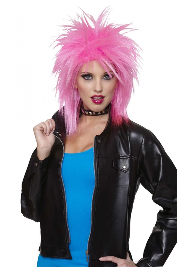 21050-10-Hot-Pink-Spiky-Wig-large Top 25 Weird Hairstyles For Men And Women