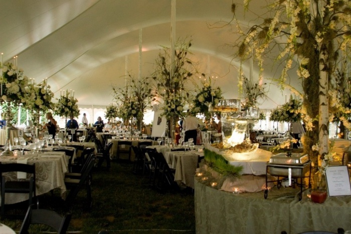 Dazzling and Stunning Outdoor Wedding Decorations 31 60x130-goldman-0906