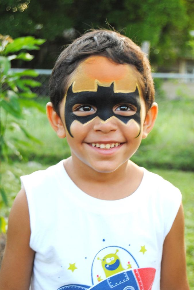 Latest Make Up Art For Kids 14 BATMAN