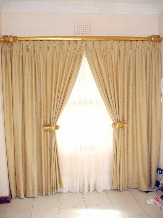 Curtains with Kirsh Tape