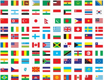 FreeVectorFlagsofTheWorld Recognize Flags Of 30 Countries - 1