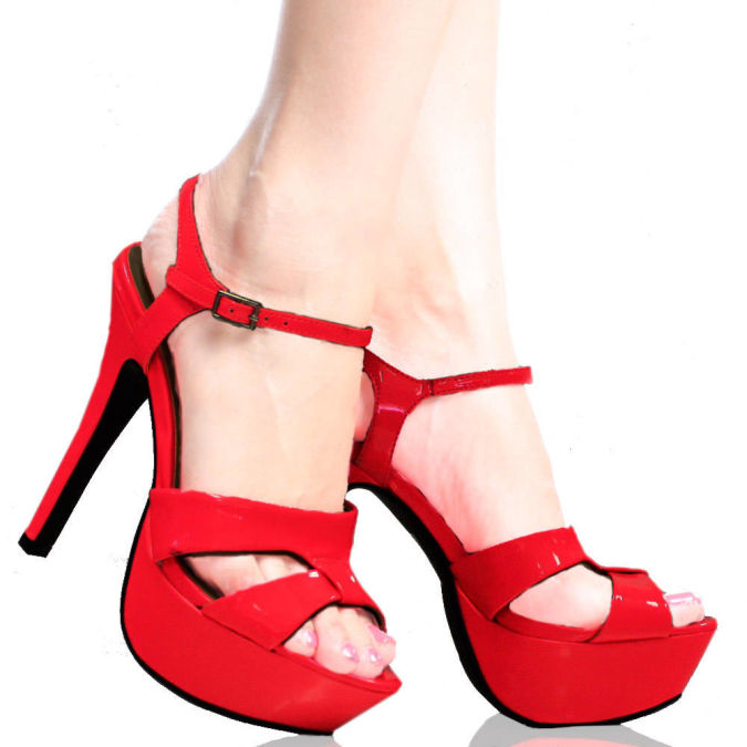 Lagdo-S-Pink-Patent-Womens-Designer Wearing High Heels Makes You Look Slimmer