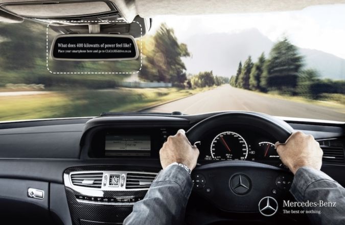MERCEDES_TEST-DRIVE2 Top 10 Most Interactive Car Print Ads