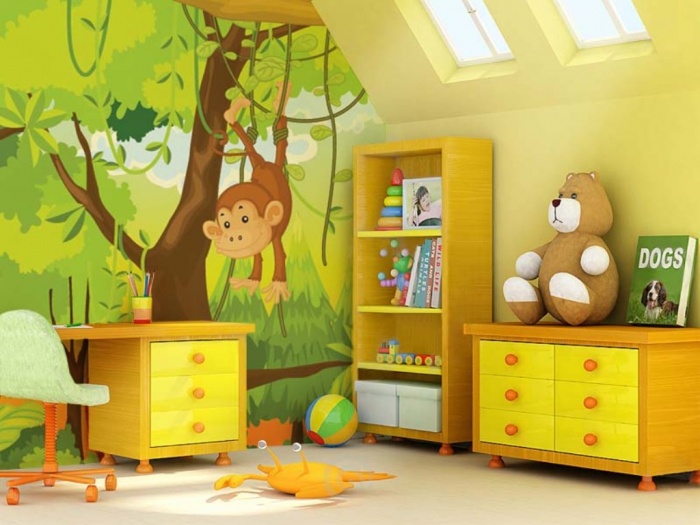 Mural-for-Children-Bedroom-Painting-Ideas Fascinating and Stunning Designs for Children's Bedroom