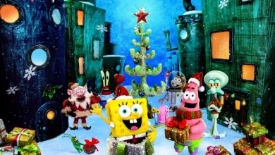 SpongeBop SquarePants Animation 120 SB Xmas 8x12 PressArt SpongeBop SquarePants Animation - 7
