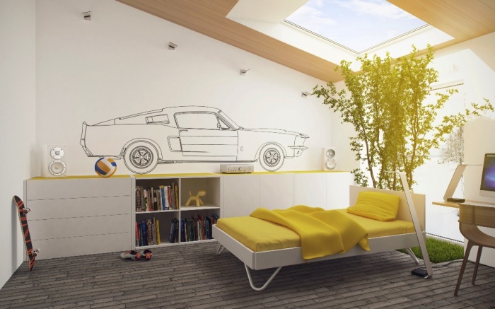 Yellow-white-kids-room Fascinating and Stunning Designs for Children's Bedroom