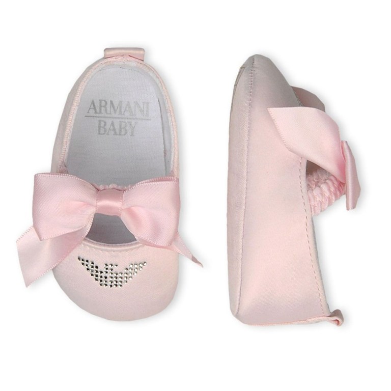armani-baby-girl-pink-booties TOP 10 Stylish Baby Girls Shoes Fashion