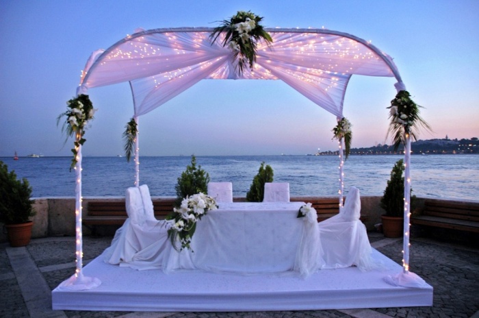 beach-wedding-aisle Dazzling and Stunning Outdoor Wedding Decorations