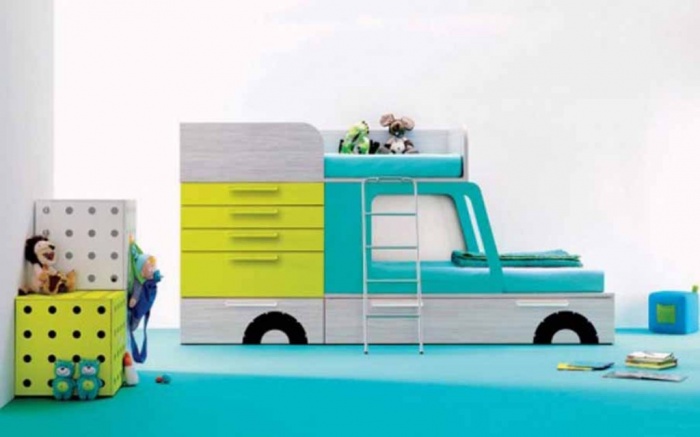 blue-kids-rooms Desain Keren Kamar Tidur Anak Yang Menakjubkan