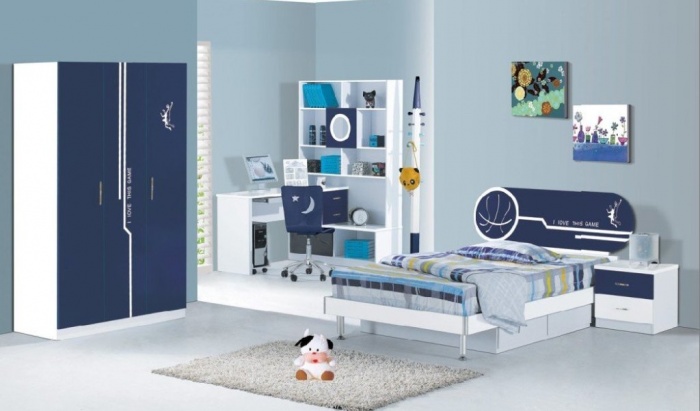 blue Fascinating and Stunning Designs for Children's Bedroom