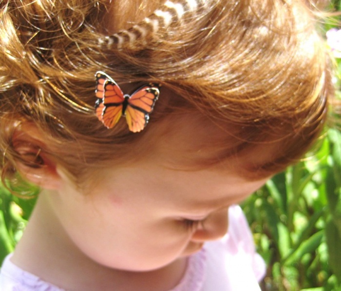 50 Gorgeous Kids Hair Accessories and Hairstyles 24 butterfly