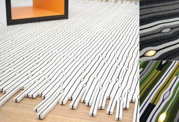 cell-LED-carpet Exotic and Creative Carpet Designs for Your Unique Home