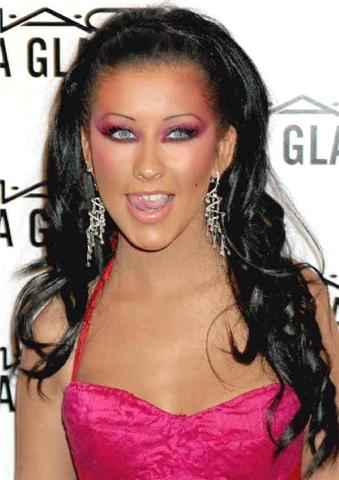 christina-aguilera-2 Top 12 Ugliest Celebrity Makeup