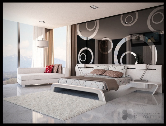 contemporary Fabulous and Breathtaking Bedroom Designs