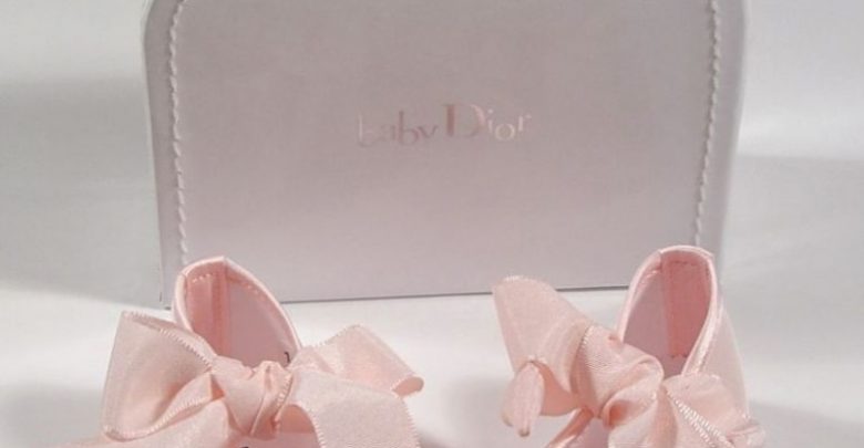 dior baby silk pink ribbon shoes TOP 10 Stylish Baby Girls Shoes Fashion - clothing 3