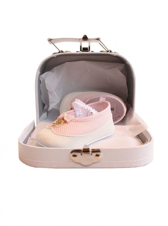 dior kids baby pink prewalker shoes