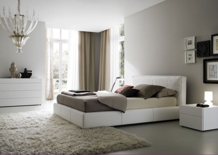 modern-bedroom-rug-curtain Fabulous and Breathtaking Bedroom Designs