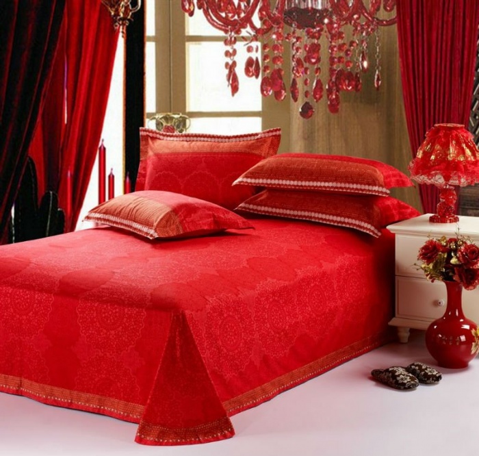 oriental_100_cotton_embroidery_bedding_set_bed_covers_designs_with_4_pcs_for_wedding_9010_4 Modern Designs Of Luxurious Bed Sheets