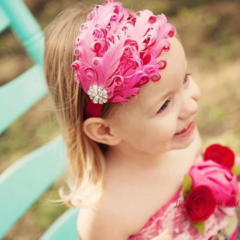 pink-headband. 50 Gorgeous Kids Hair Accessories and Hairstyles