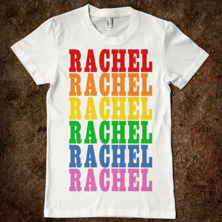 Gorgeous Rainbow Kids Clothing 32 rainbow-name-rachael-t-shirt