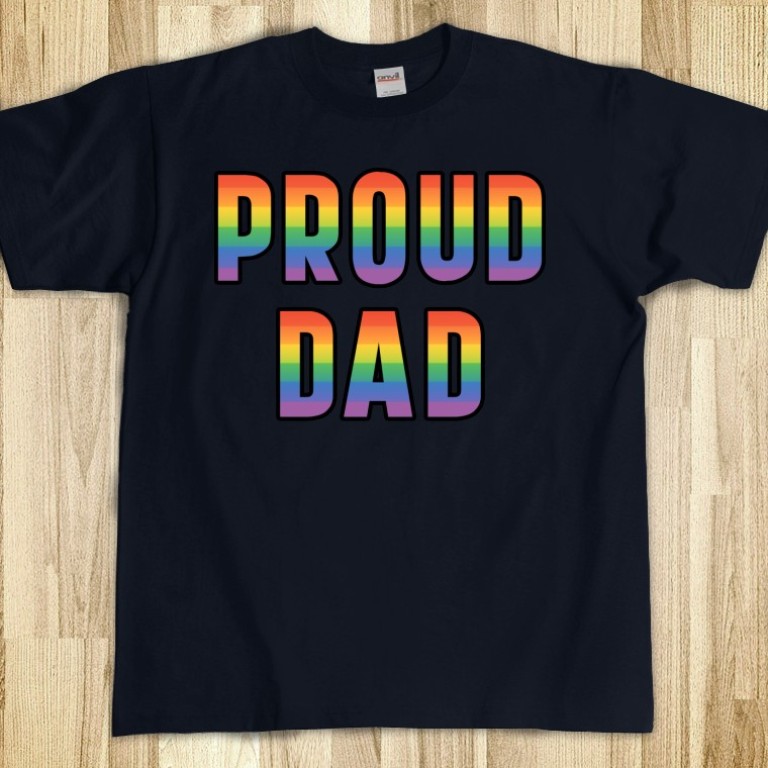 Gorgeous Rainbow Kids Clothing 34 rainbow-proud-dad-t-shirt