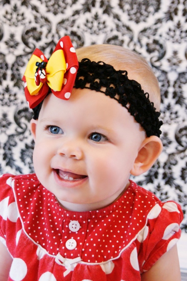 50 Gorgeous Kids Hair Accessories and Hairstyles 26 red and yellow