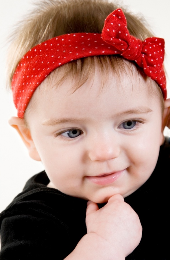 50 Gorgeous Kids Hair Accessories and Hairstyles 47 red bow