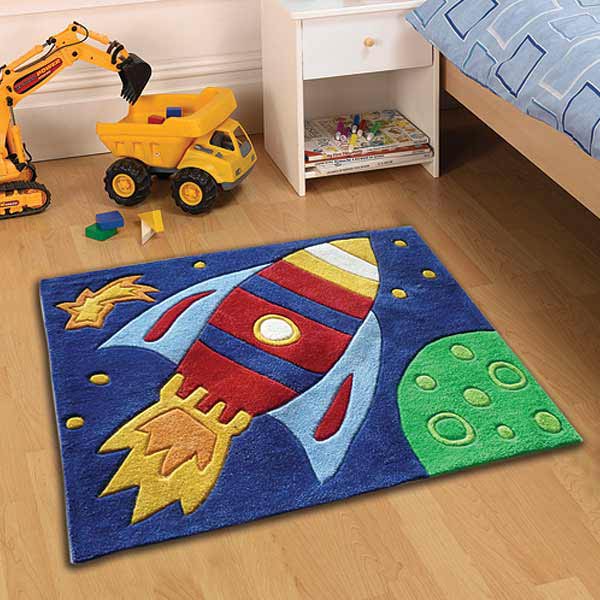 rocket-rug-multi-0 Kids' Rugs Are Not Just For Decoration, But An Educational Method