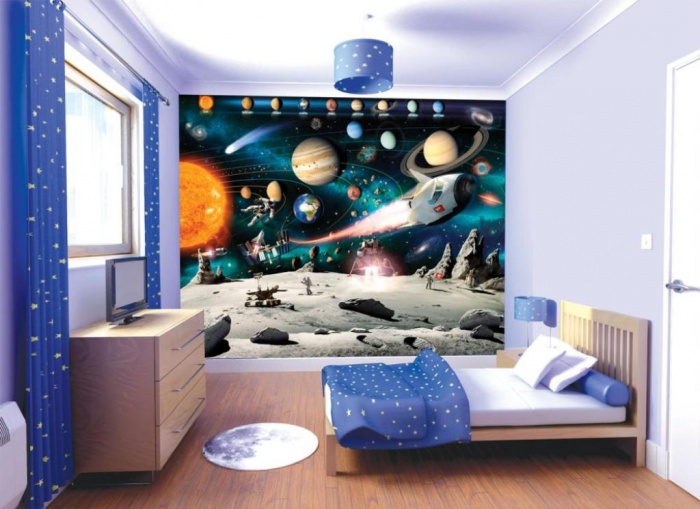 space Fascinating and Stunning Designs for Children's Bedroom