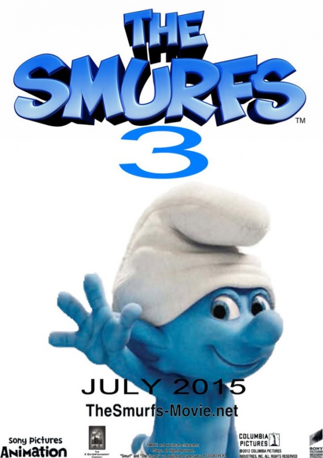 the smurfs 3 teaser poster by alerkina2