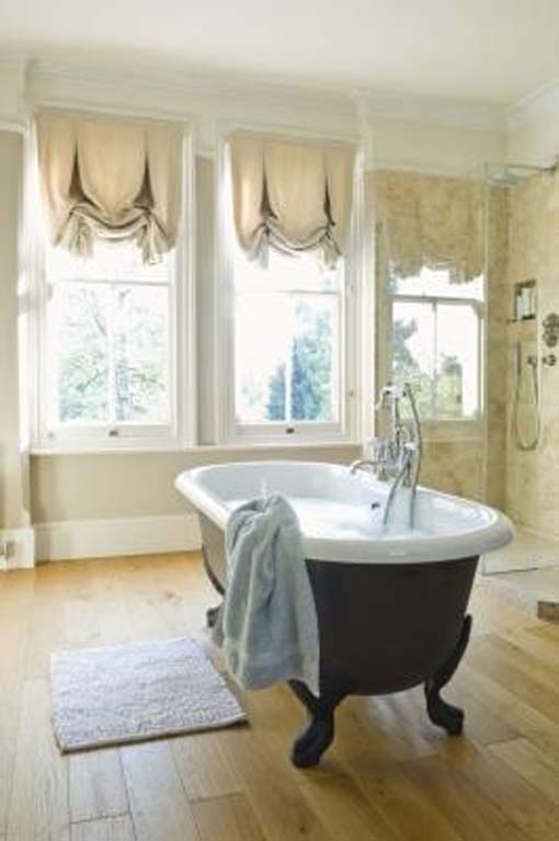 window-curtains-bathroom-for-large-bathroom Curtains' Designs For Bathrooms And Showers