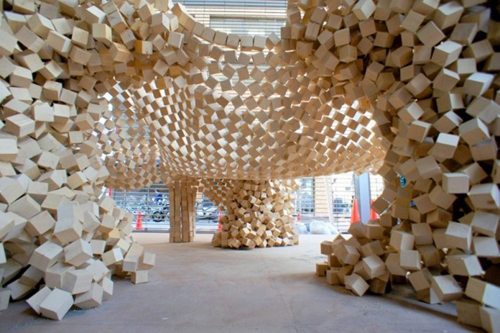 01-view-inside 24 Amazing Wooden Installations Art