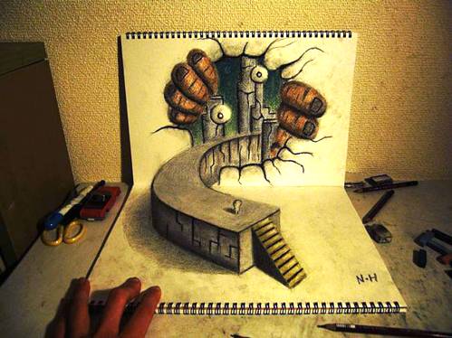 12 Top 25 Incredibly Realistic 3D Drawings