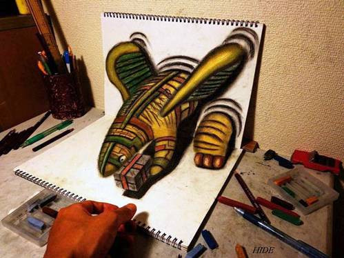 13 Top 25 Incredibly Realistic 3D Drawings