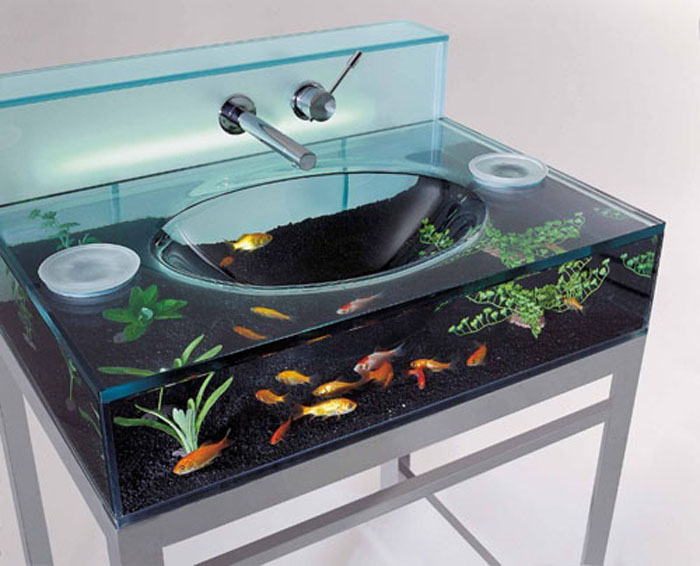 40 Catchy and Dazzling Bathroom Sinks 32 Aquarium-Sink-for-Bathroom
