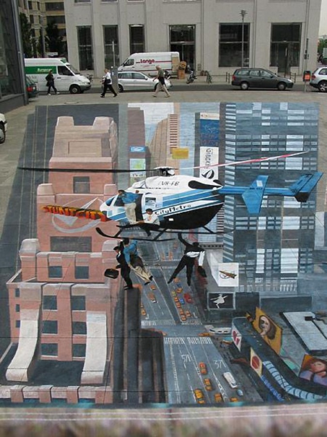 26 Most Stunning 3D Street Art Paintings 20 Awesome_3D_Art_01