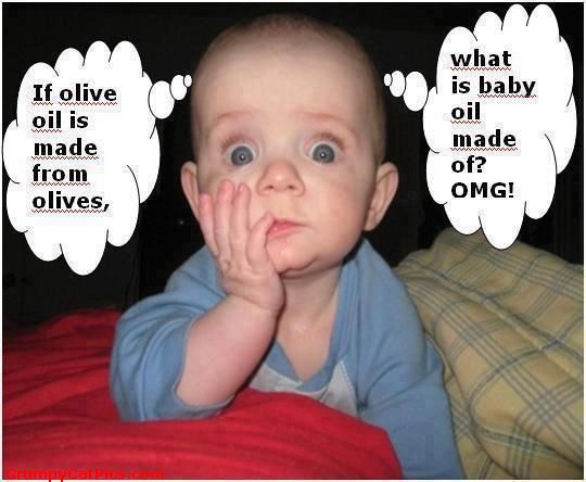 Baby-Oil-Is-Made-Of-What--Very-Funny-Picture-Baby-With-Caption