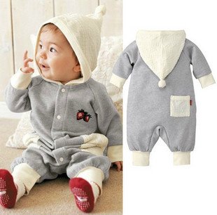 Baby-coveralls-Spring-new-Romper-Cotton-baby-clothes-hooded-Newborn-clothing-kid-product-romper-with-hat