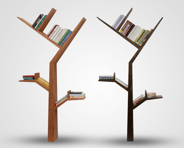 Bookshelf Design of Spiral Fashion  Creative Booktree Bookshelves